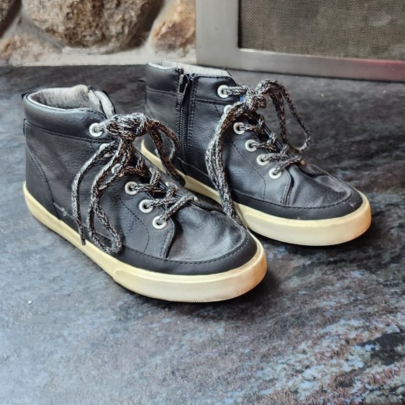 Gymboree Black High-Top Sneakers Size 1 - Picture 1 of 16
